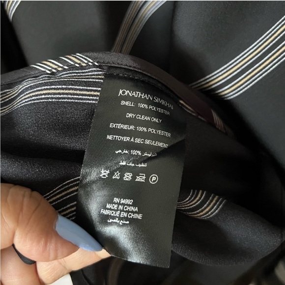 Jonathan Simkhai, Women's Bondi Pajama Stripe
Wrap Waist Mini Dress. Size:S. NWT - Picture 8 of 12